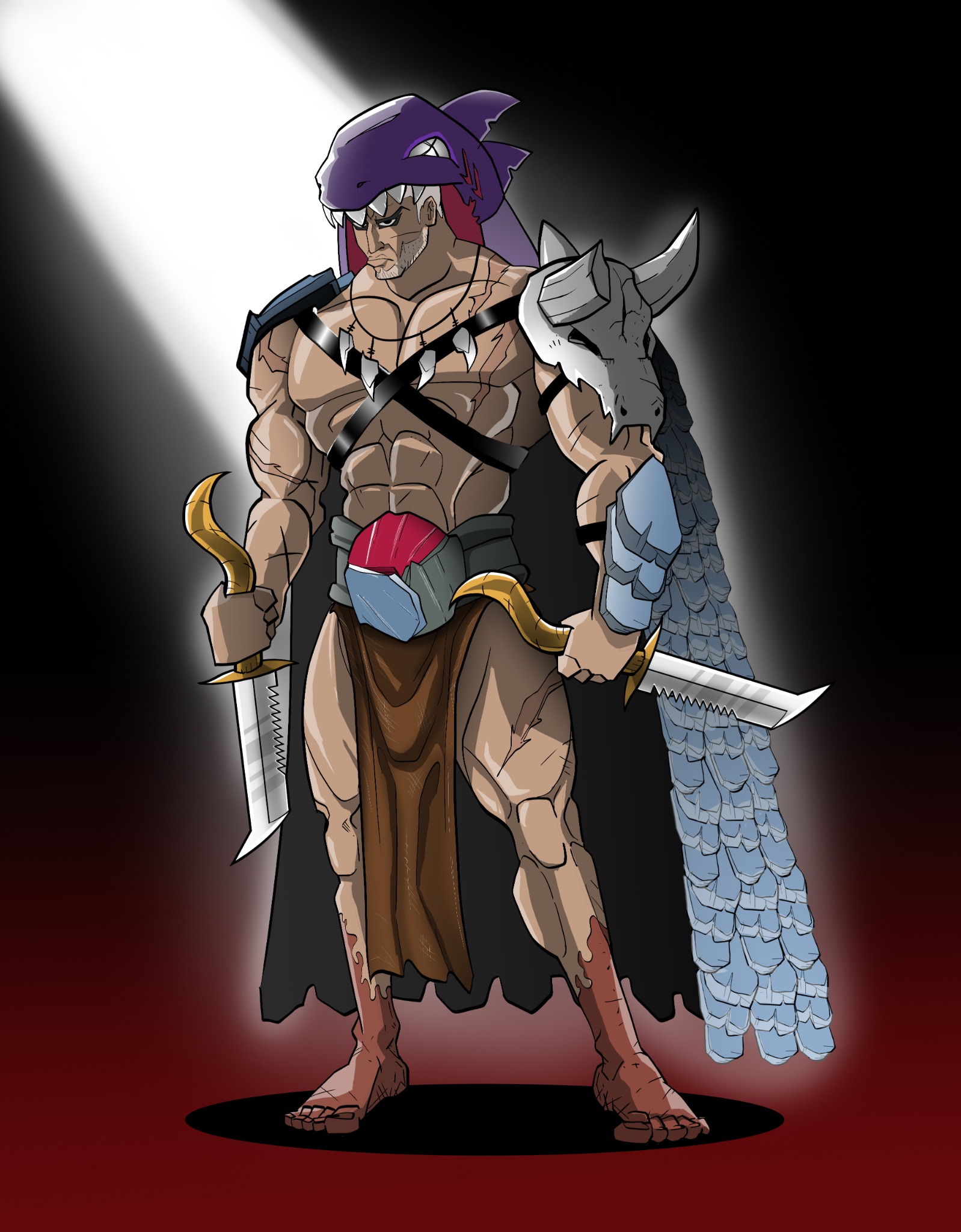 Skorn, leader of the Ancient hunters