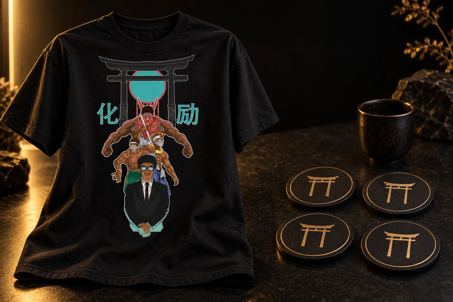 The Dojo Coaster Set concept presentation