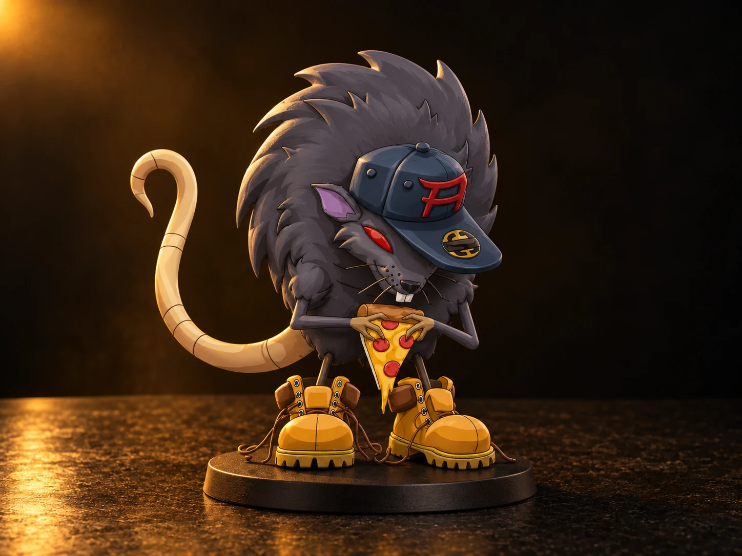 NY Rat collectible figure concept